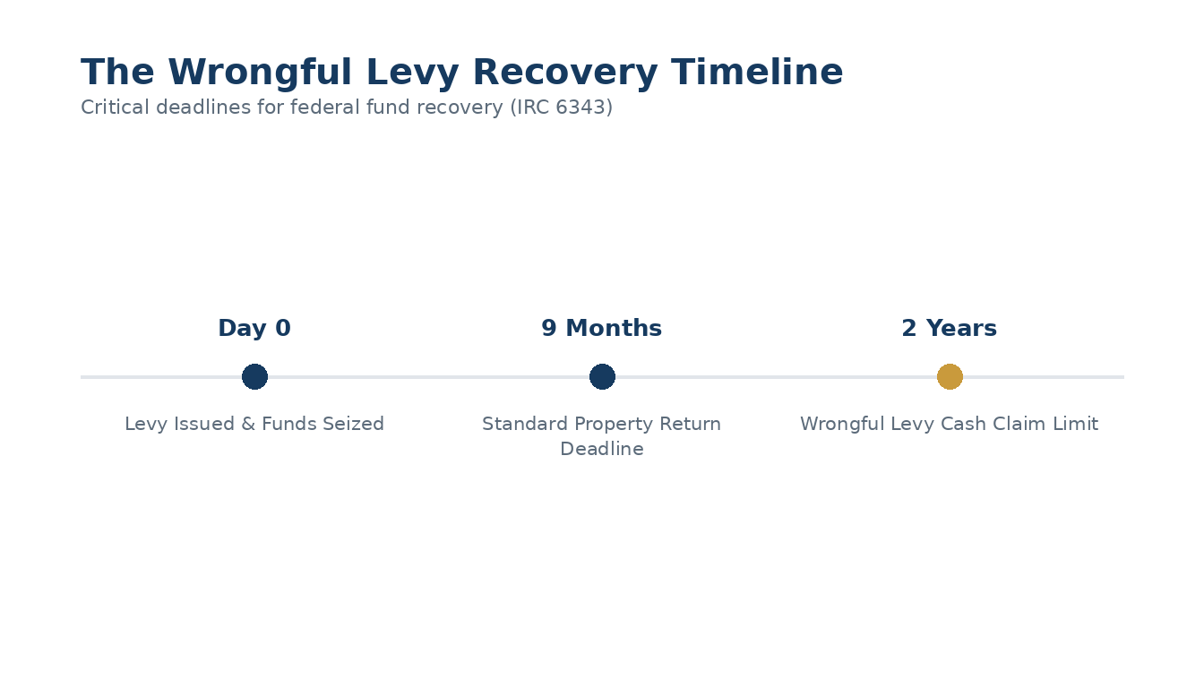 Critical deadlines for federal fund recovery (IRC 6343)